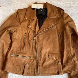 NWT 7 FOR ALL MANKIND leather jacket